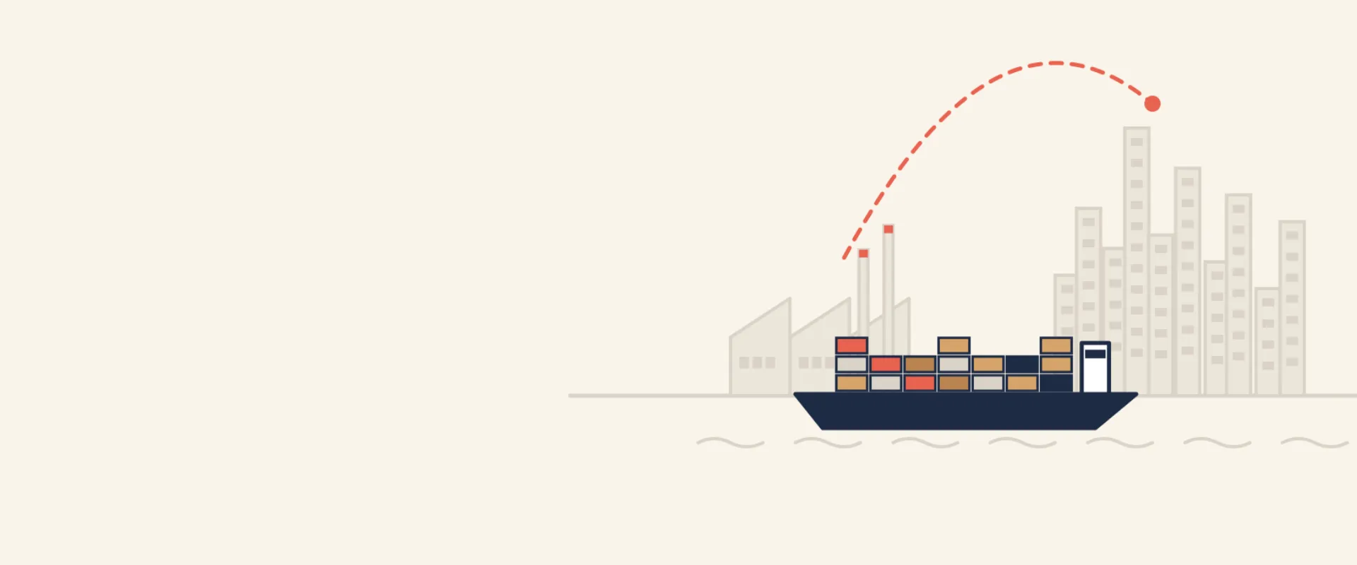 China Sourcing Agent for US Buyers: One Price to Your Door (illustration)